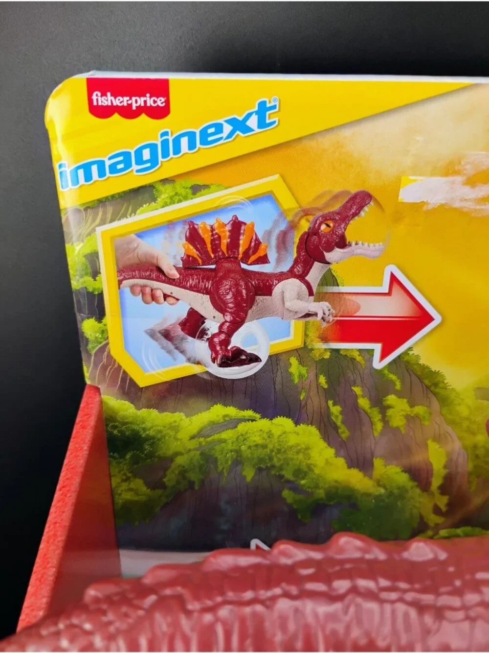 Imaginext Jurassic World Sprinting Spinosaurus Dinosaur Toy 3+